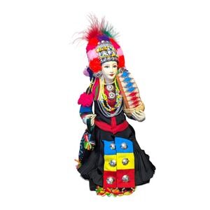 AKHA 10" HANDMADE INTERNATIONAL COSTUME DOLL THAILAND FIGURE VINTAGE RARE